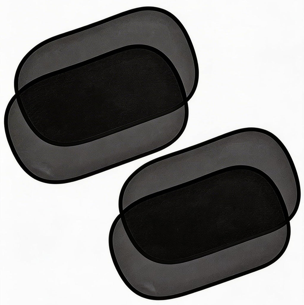 Car Window Sun Shades for Baby, Static Cling Side Window Cover, UV Ray and Glare Protection, 20 * 12&14 * 18 Inch, 4 Pack