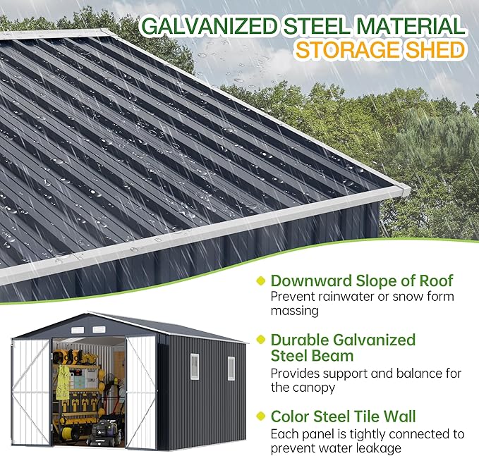 Outdoor Storage Shed 10X12FT - Image 4