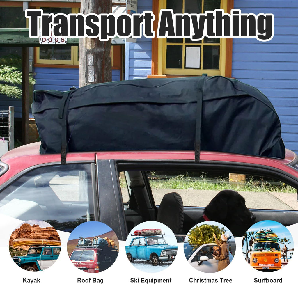 6pcs Rooftop Cargo Tie Down Hook Straps, Car Roof Cargo Carrier Door Hooks Car Door Hook Straps, Attaches to Car Door Frame, Car Door Cargo Hooks for Most Cars, Strapping Any Car Roof Luggage
