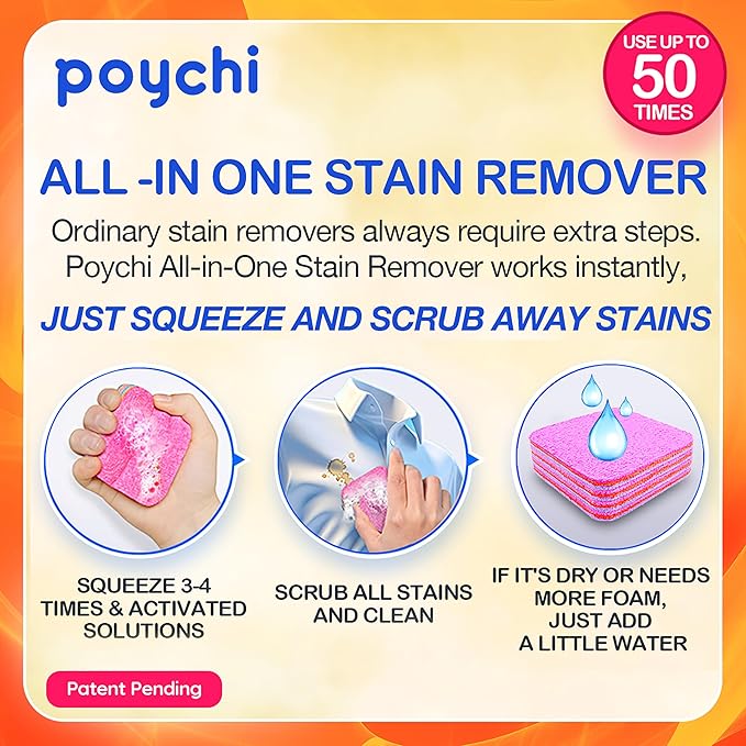 Magical Fiber Stain Remover- Use as Spot Remover- No Dry Cleaning Food - Image 2