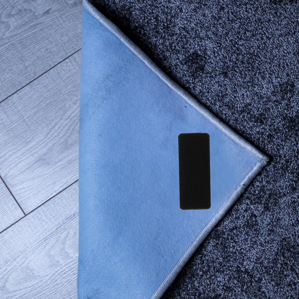 Car Carpet Fixing Stickers 18 Pairs Double-Sided Adhesive Non-Slip Car Floor Mat Holders High Temperature Resistant for Automotive Interior Floor Mats