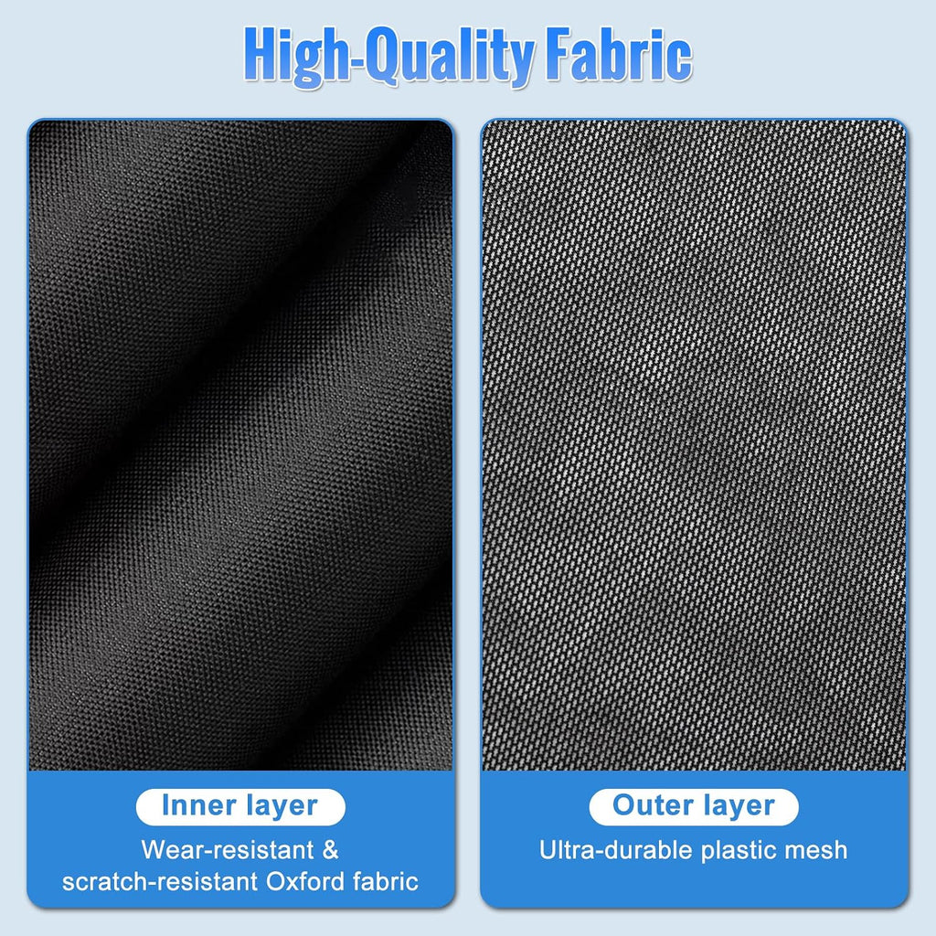 Side Window Screen Shades Compatible with Chevy Silverado 2020-2026, 2-in-1 Car Window Mosquito Net & Sun Shades Cover, Breathable Mesh Shade Bug Mosquito Privacy Protector for Camping