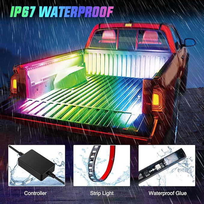 Nilight Truck Bed Light Strip RGB-IC LED Bar - Image 8