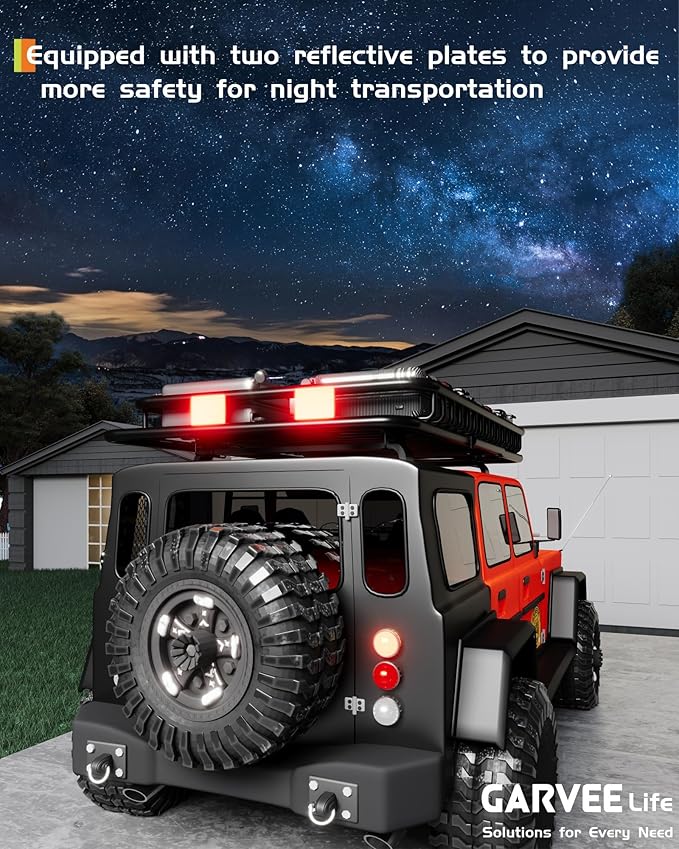 51" x 36" Universal Roof Rack Basket, 200 Lbs Capacity Rooftop Cargo Carrier - Image 8