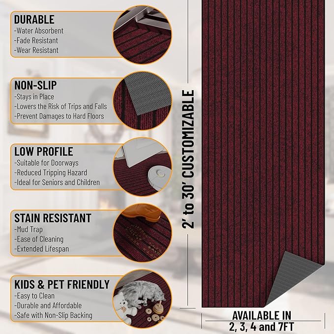Ottomanson 2' x 12' Hallway Runner - Image 3