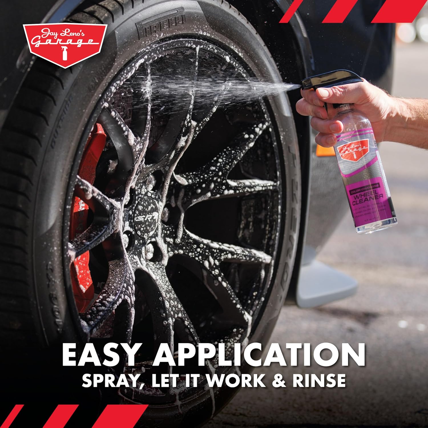 Jay Leno's Garage Wheel Cleaner Spray – Brake Cleaner and Heavy Duty Brake Dust Remover (Pack of 2) (16 oz (Pack of 2))