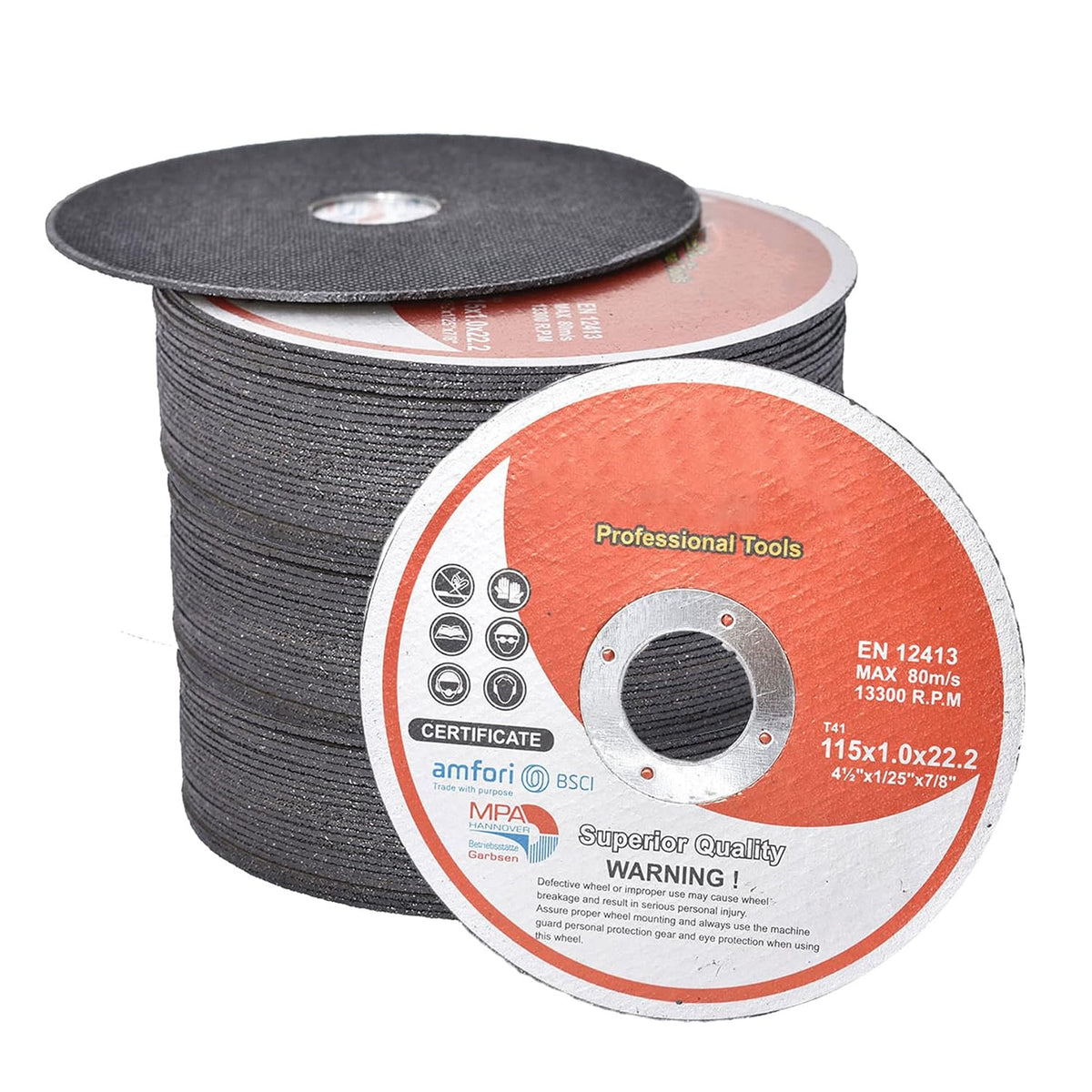 wflnhb 100 pack 4-1/2 inch cut off wheels, main product view