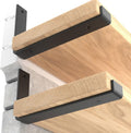 leopo 10 inch shelf brackets 8-pack, 1/5" thick, main product view