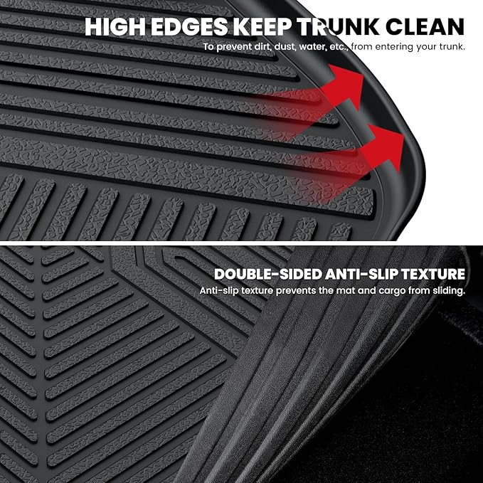 LASFIT Trunk Mat for Honda Accord Seden 2018 2019 2020 2021 2022 2023 2024 2025 - Image 5