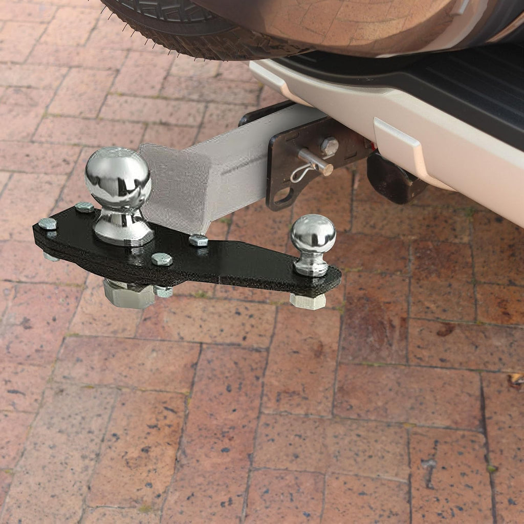 Eaz-Lift Powder Coated Steel Easy to Install Sway Control Left or Right Utility Ball Mount Adapter for 2 Inch Ball Mounts, Gray