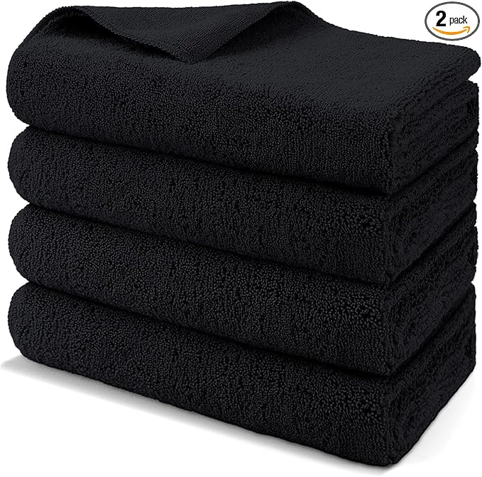HOMEXCEL Professional Large Microfiber Car Drying Towels 2 Pack, Lint Free by HOMEXCEL