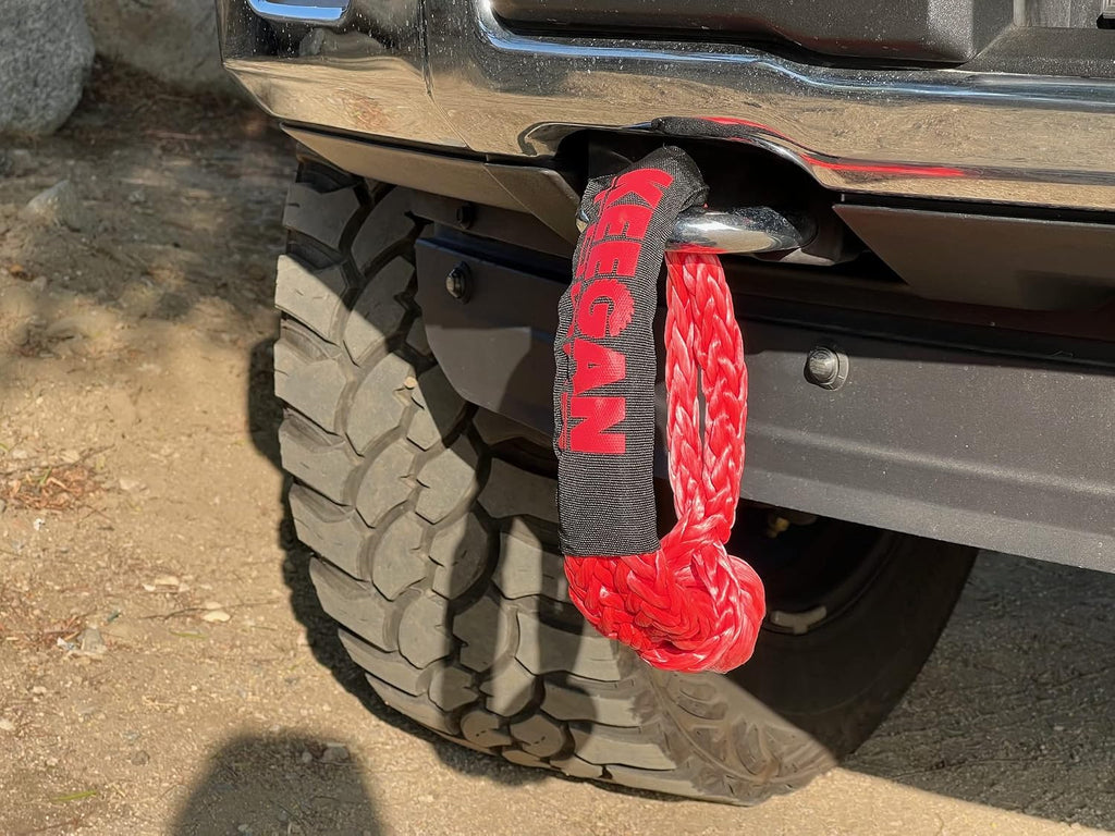 ½” x 24” Soft Shackle Recovery w/45,800 lbs Breaking Strength Stronger Than Steel But Floats Off Road Recovery Snowmobile Jeeps Trucks Boats Winch Shackle Snatch Rope