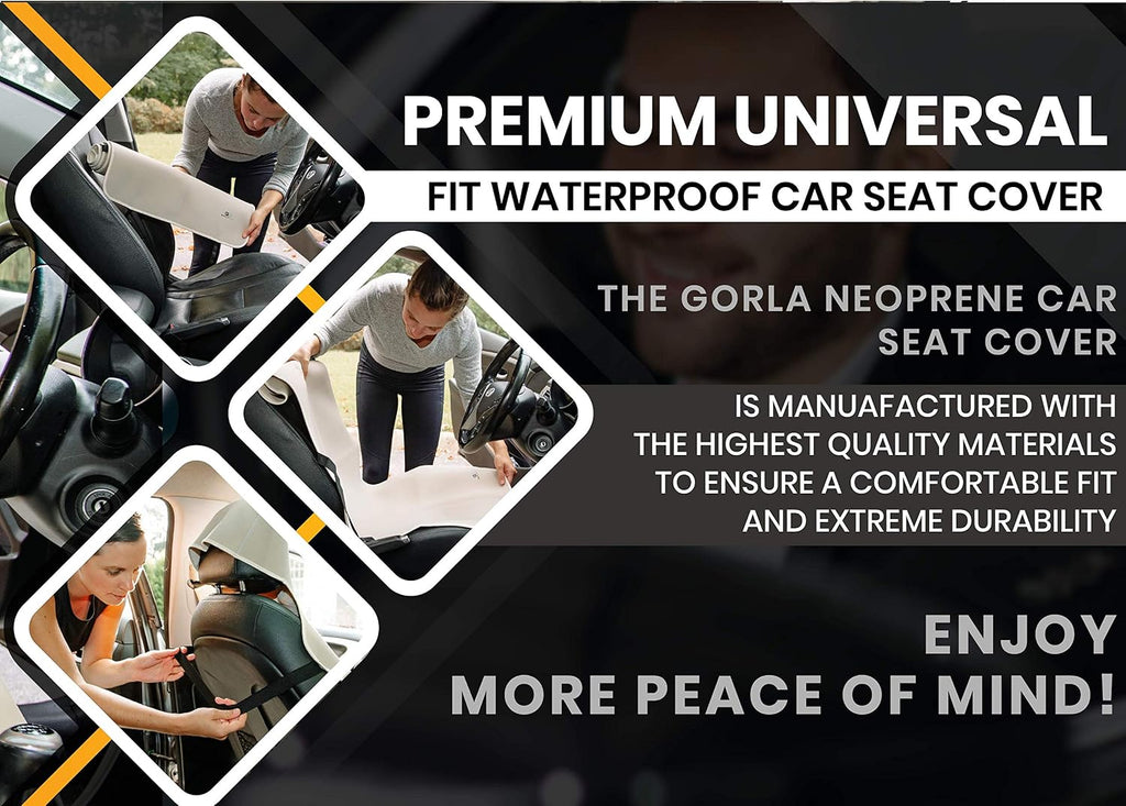 gorla gear beige premium universal fit waterproof stain shown in use