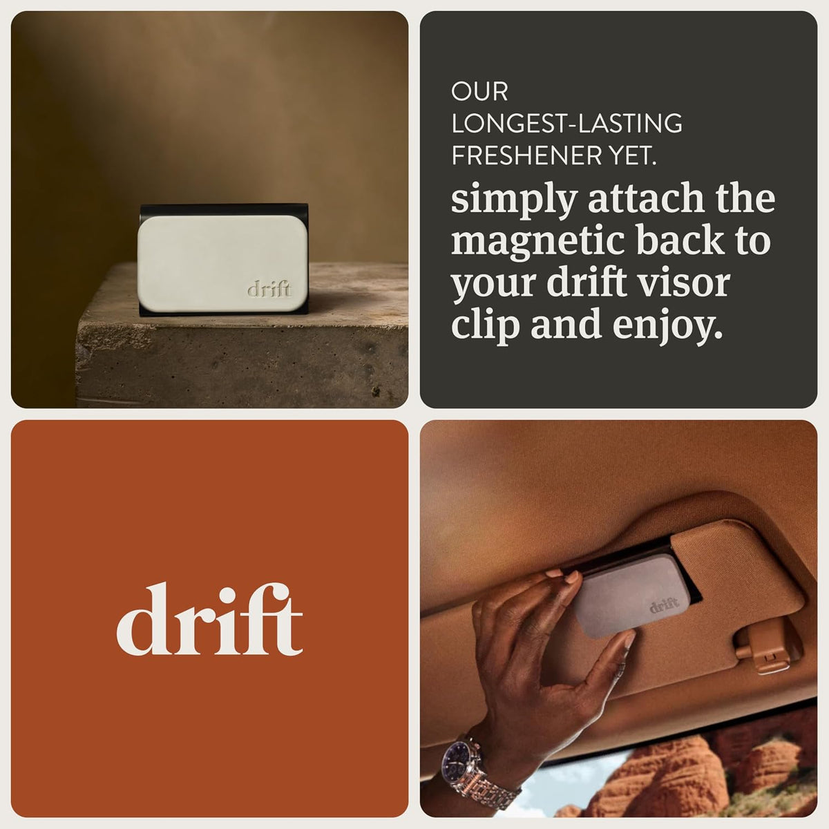 drift car air freshener - the original stone, package contents