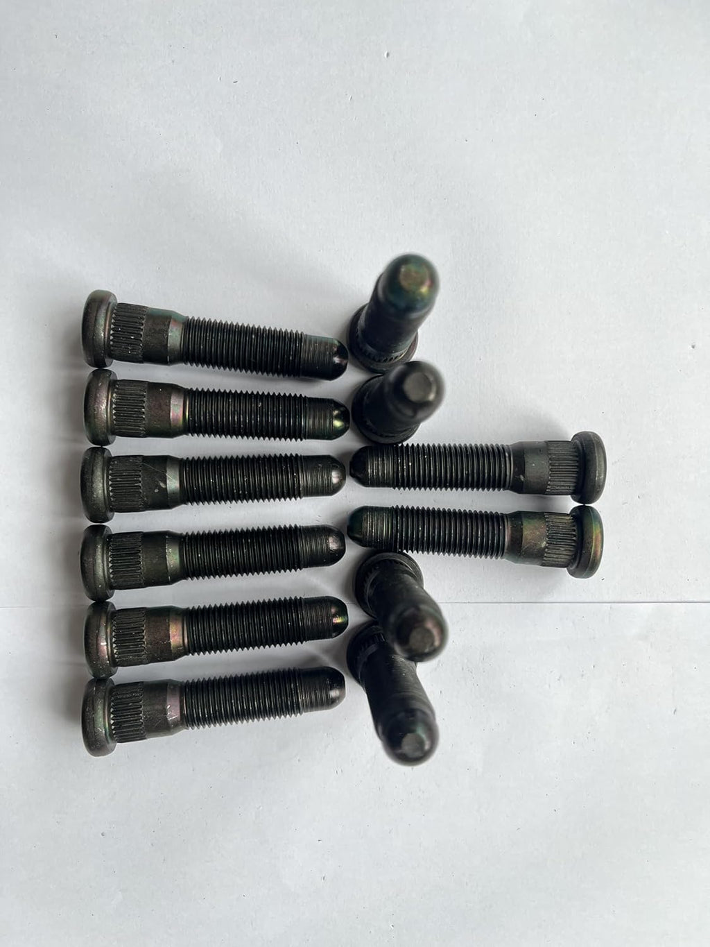 12PCS M14x1.50 Serrated Front Wheel Studs 610-674 Replacement for 2021-2025 Cadillac Escalade, Fits for 19-25 Chevrolet Silverado 1500 Colorado Suburban Tahoe, GMC Sierra Yukon Canyon