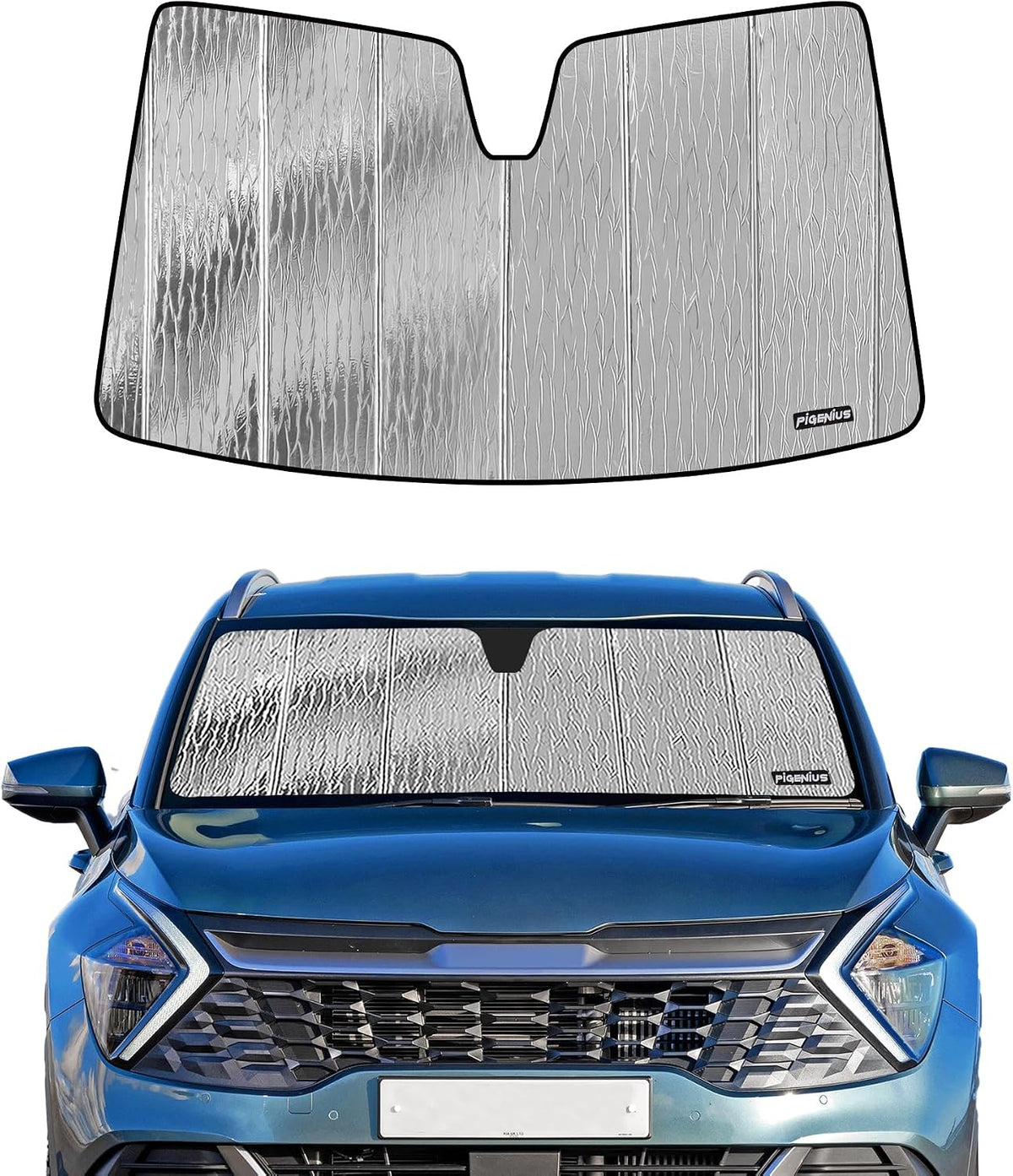Windshield Sun Shade for Kia Sportage 2023-2025, Front Window Sunshade Shield