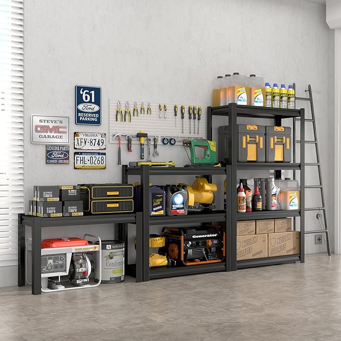 Storage Shelves, Small Shelves Unit and Storage, 4 Tier Metal Shelf - Image 4