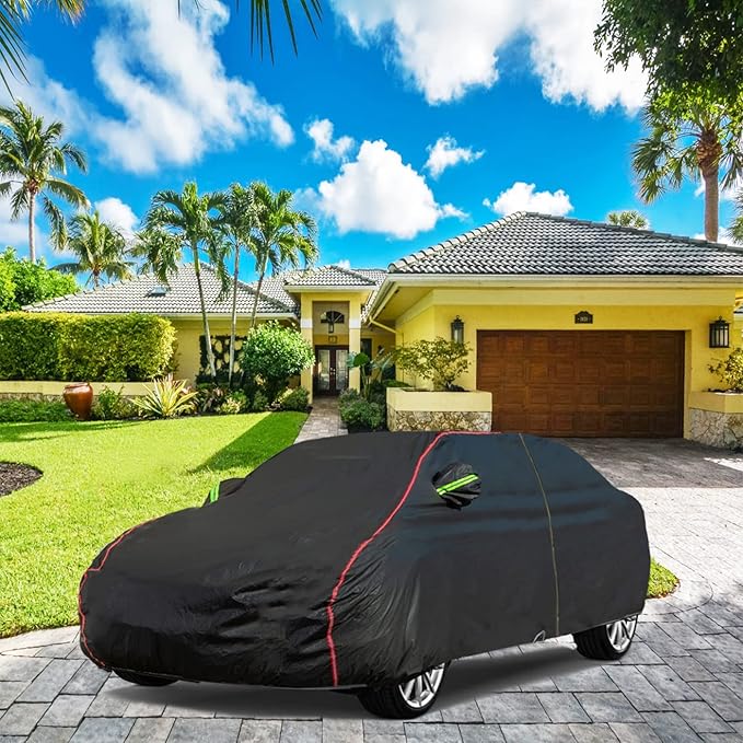 Car Cover, Fit for MPV, Breathable New Material for Sun Protection, Waterproof