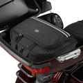 KEMIMOTO Upgraded Rear Turnk Liner 40L with Upgraded Strap Luggage Bag Compatible with Touring CVO Trike 1993-2025 Models for Street Glide Road Glide Road King Black