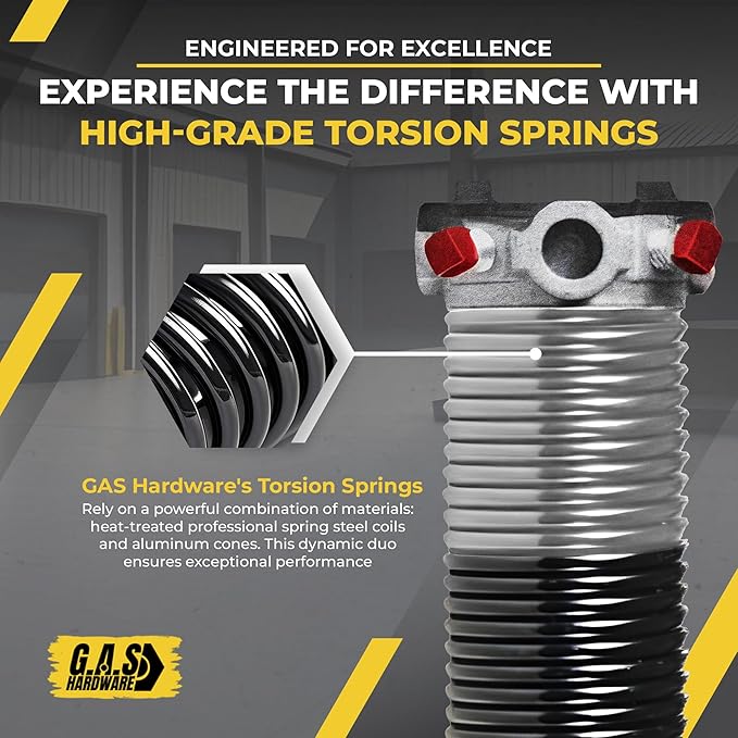 Garage Door Torsion Spring 218x1.75x24 Includes 1” Steel Bearing, and Winding - Image 6