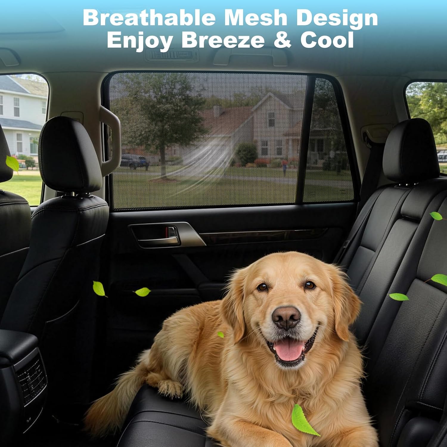 XCBYT 2011-2023 4Runner Window Shade, 2PCS Rear Side Sun Shades for Baby & Pet, Breathable Mesh UV Protection, Privacy & Heat Insulation, Easy Magnetic Installation
