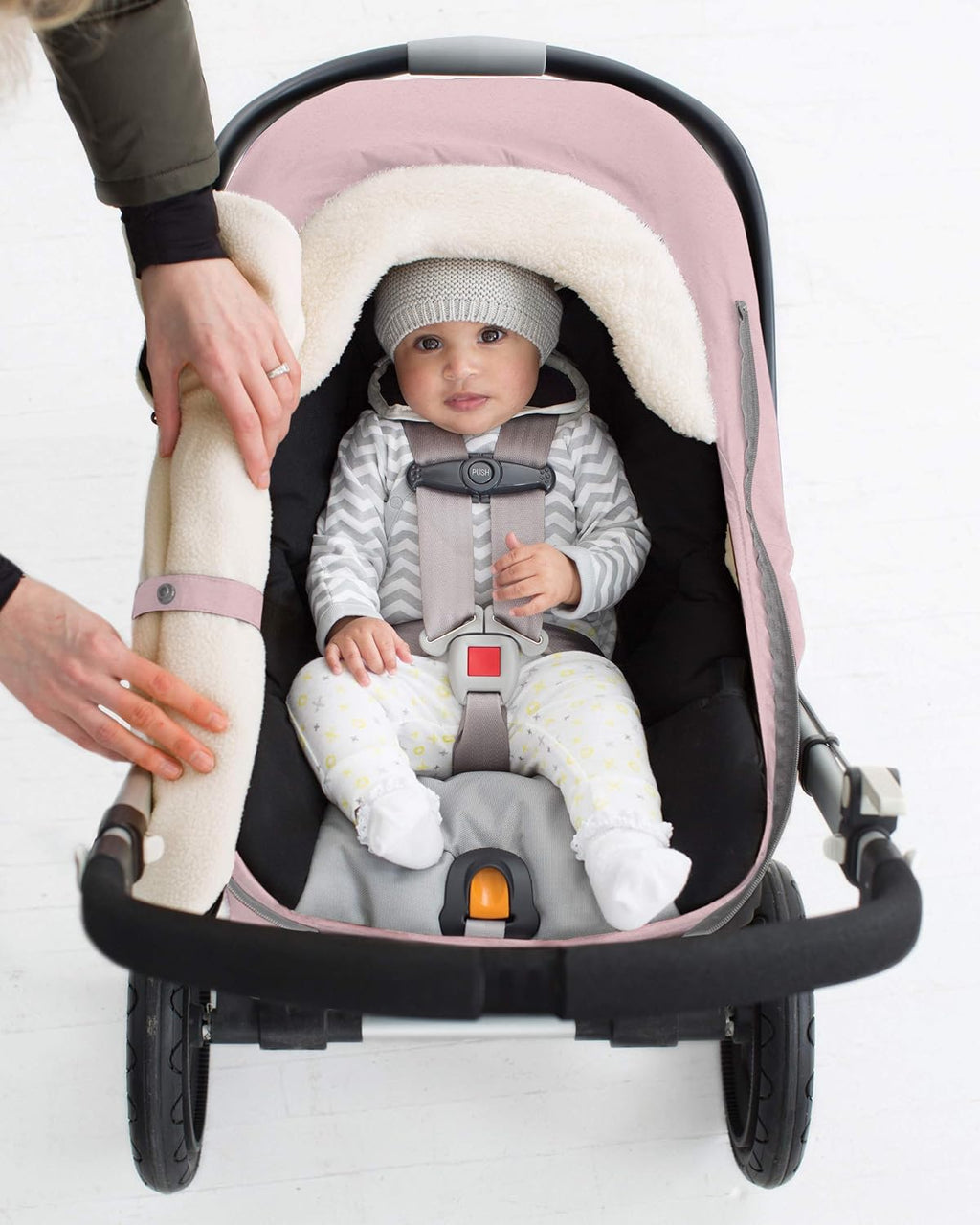 skip hop winter car seat cover, stroll &, view 9