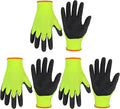HANDLANDY 3 Pairs Kids Gardening Gloves Latex Free, Nitrile Coated Children by HANDLANDY