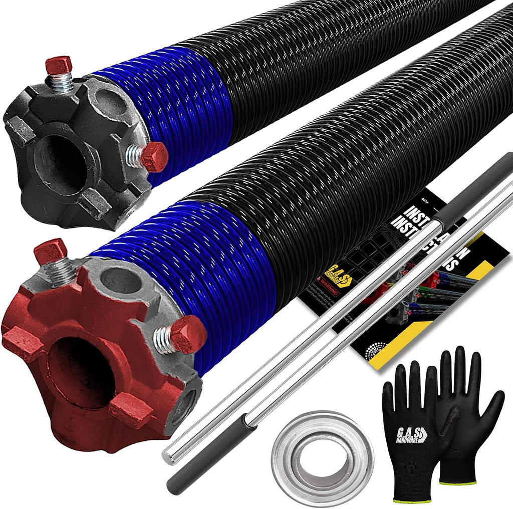 Garage Door Torsion Spring 262x1.75x48 Includes 1” Steel Bearing, Non-Slip