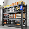 Yizosh 48" W Metal Garage Storage Shelves, Heavy Duty Adjustable Steel