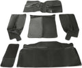 Full Set Floor Mat Liners - for Jeep Wrangler CJ7 1976-1986 SUV Replacement Parts & Accessories - Front Rear & Trunk Carpet Rug Repair Kit - 6PCS