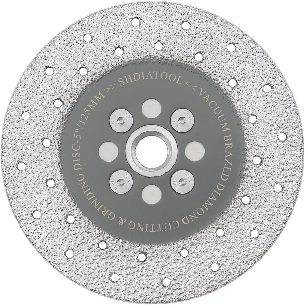 shdiatool 5-inch diamond cutting & grinding disc, 5/8-11, main product view