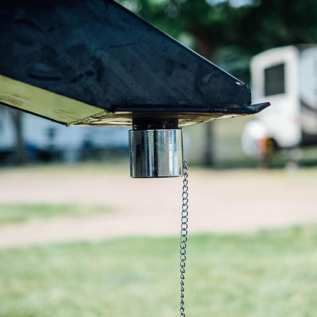 BISupply Semi Trailer King Pin Lock - Anti Theft 5th Wheel Hitch Locking Pin Kingpin Hitch Lock for RVs or Trailers