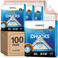 chucks premium disposable underpads 36”x36” [100-count] ultra absorbent, main product view