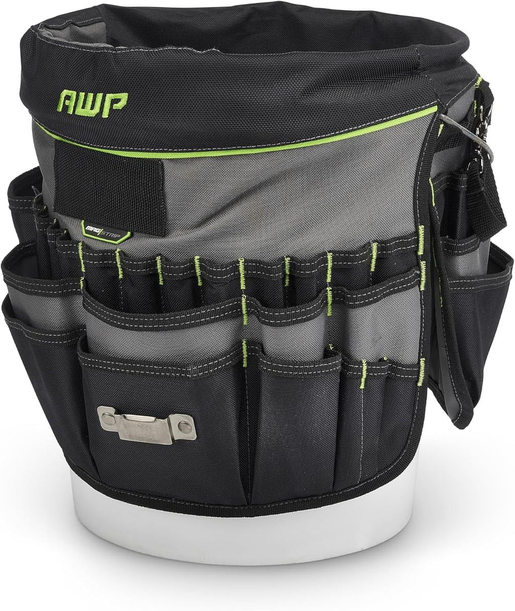awp bucket tool organizer 51-pocket, utility tool bag, main product view
