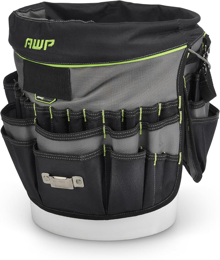 AWP Bucket Tool Organizer 51-pocket, Utility Tool Bag, 1 Pack