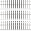 zonon 50 sets 5/16-18 x 2-1/2" carriage bolts, main product view
