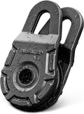 ALL-TOP Forged Snatch Block (18 Ton Work Load) Extreme Recovery Winch Pulley System for Synthetic Rope or Steel Cable, Forged E-Coated