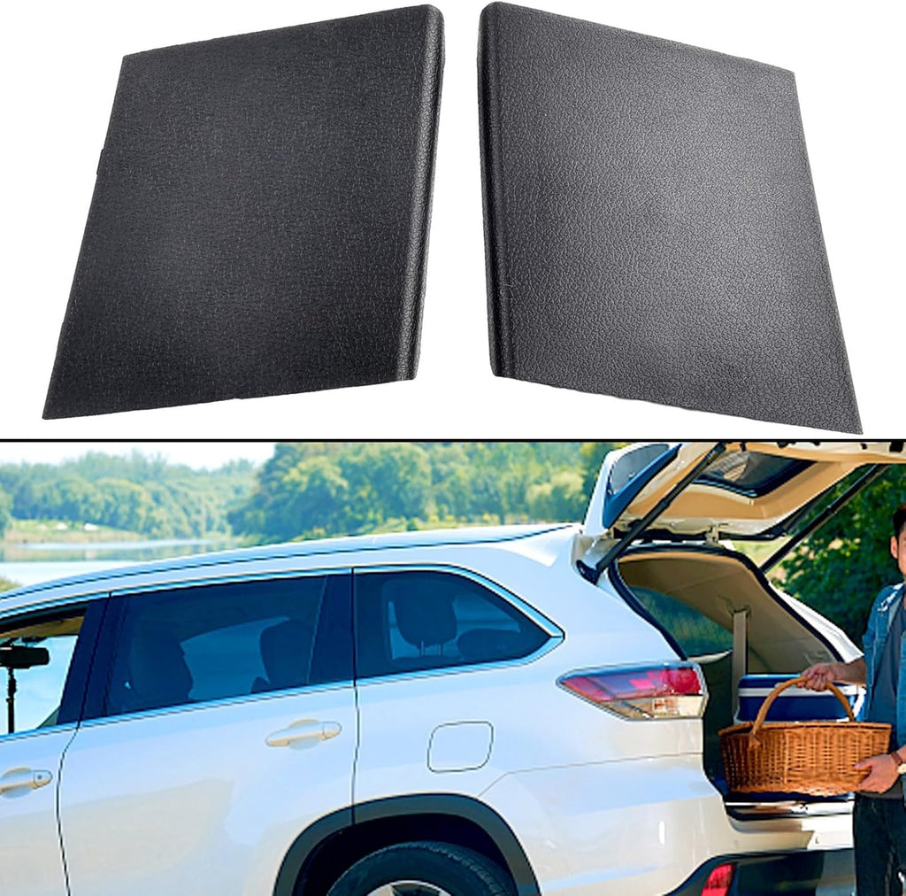 Rear Trunk Taillight Cover Replacement for MK6 ABS Tailgate Inspection Cover Pair 5K6867657 5K6867658 Direct Fit Black Car Rear Light Housing Cap ABS Material Easy Installation for Golf MK6