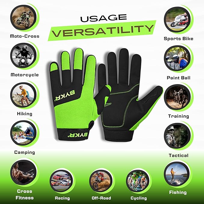BYKR All-Weather Motorcycle Gloves - Image 3
