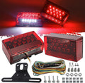 partsam 6" rectangular led combination tail lights kit, main product view