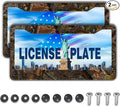 License Plate Mount for Men Multicolor License Plate Frames for Women Camo by Unknown