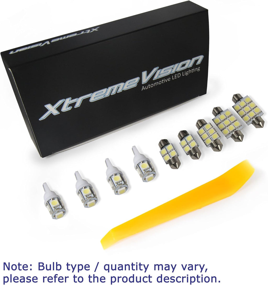 XtremeVision Interior LED for Cadillac Escalade 2007-2014 (16 Pieces) Cool White Interior LED Kit + Installation Tool