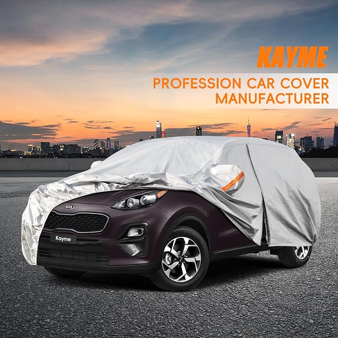 Kayme 6 Layers SUV Car Cover Custom Fit - Image 7