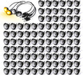 madcatz 3/4 inch round clear lens amber 3, main product view