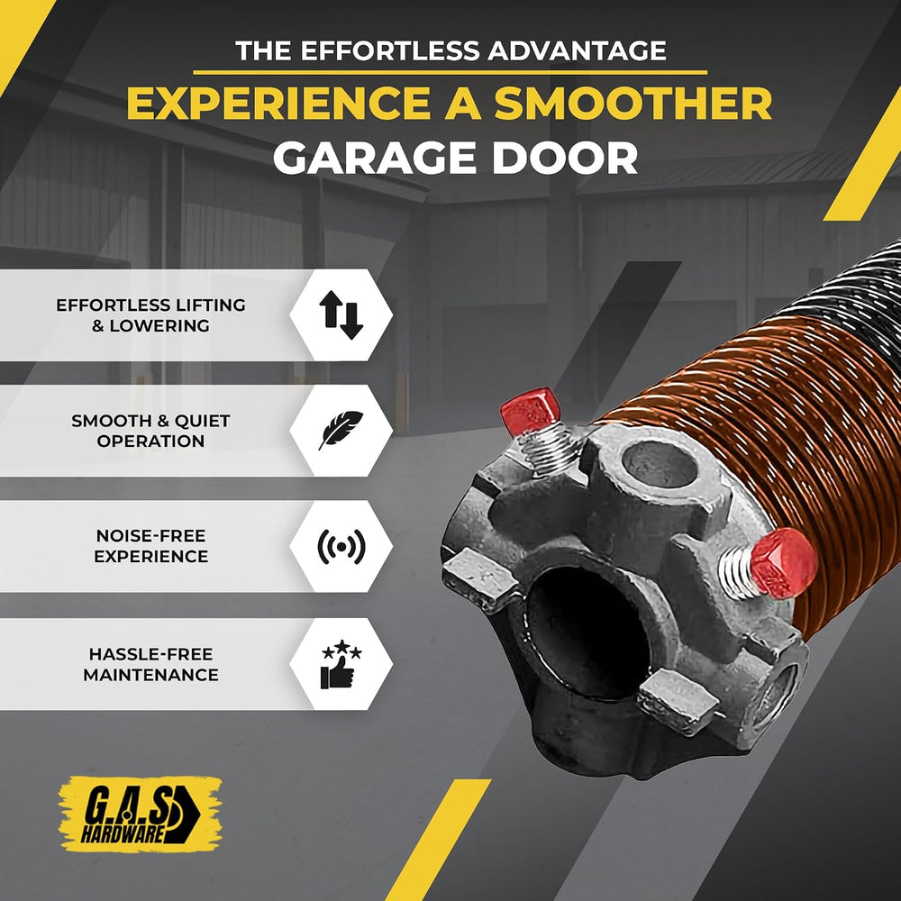 Garage Door Torsion Spring 192x2x24 Torsion Spring for Right Side of Garage D...