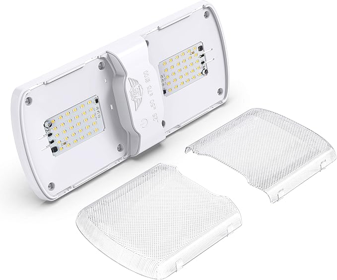 Leisure LED 5-Pack RV LED Ceiling Double Dome Light Fixture - Image 3