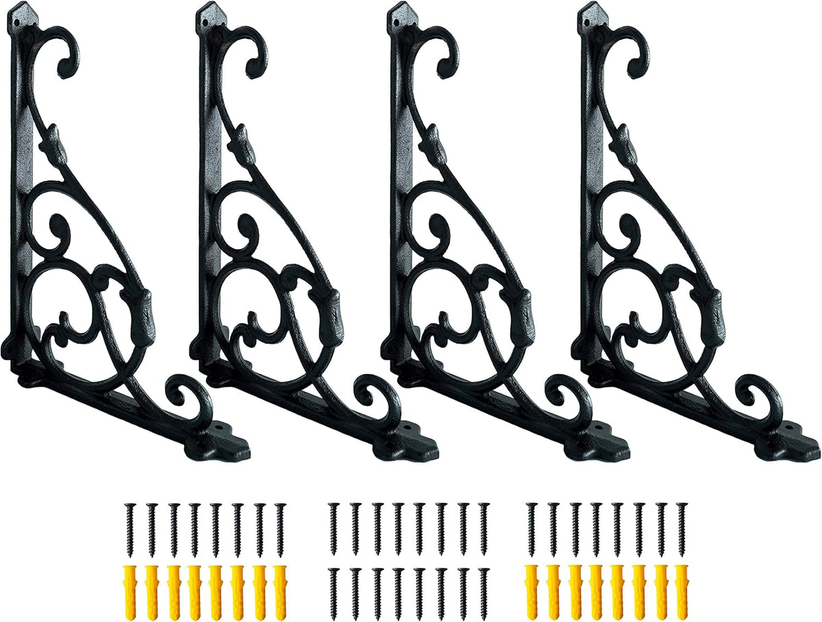decorative shelf brackets,11*7.5 inch cast iron shelf supply,antique, main product view