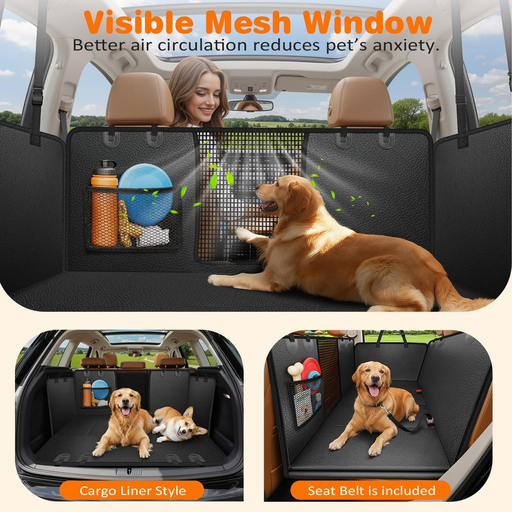 urpower hard bottom dog car seat cover for, side view