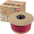 Cajun Tie Downs Pull Line — 3/4 Inch, 2,000 lb, Flat Polyester Pulling Tape, Conduit Wire Pulling, Made in USA, Heather Violet, 100 ft