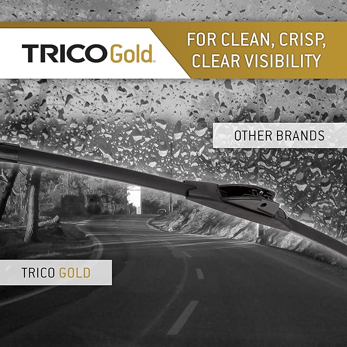 TRICO Gold™ 20 & 20 Inch Pack of 2 Automotive Replacement Windshield Wiper - Image 3